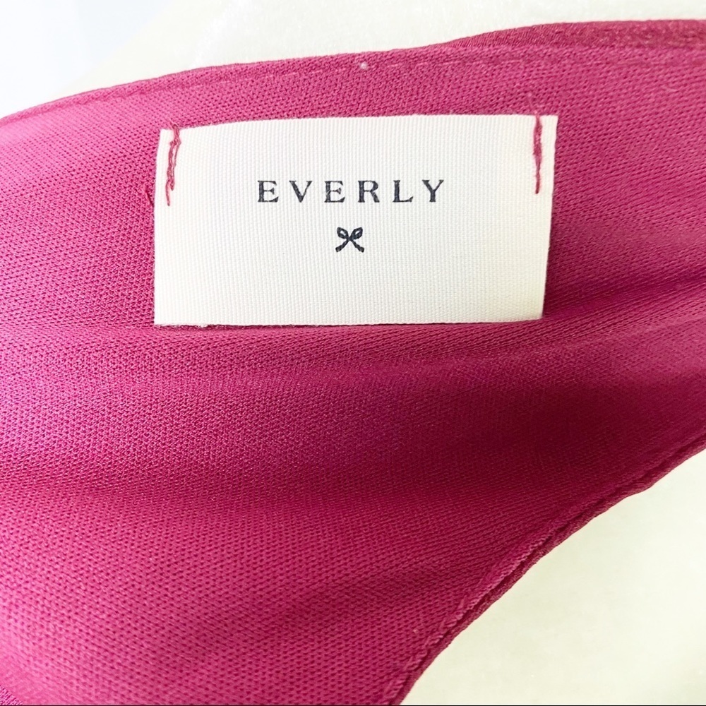 EVERLY Fit Flare Sleeveless Dress Sz L ZIP Up Back - Picture 8 of 10